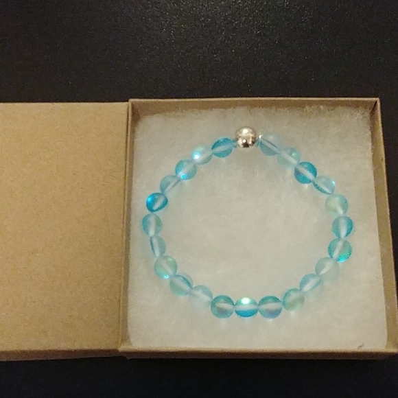 Horizon Blue Moonstone Bracelet - Picture 5 of 8